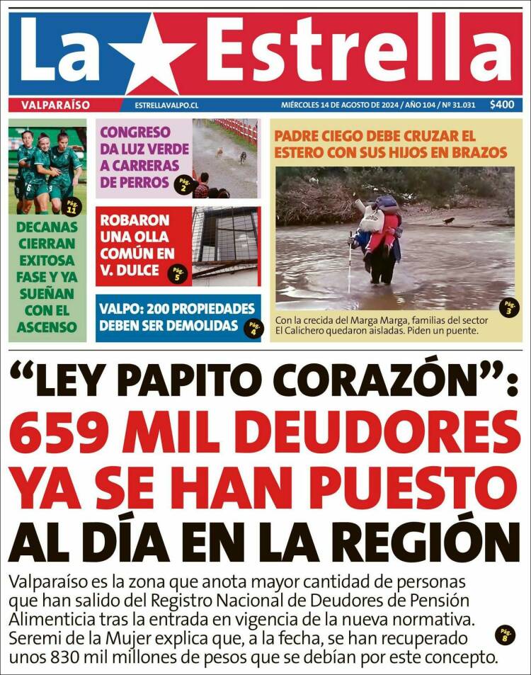 Portada de Estrella de Valparaiso (Chile)