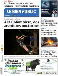 Portada de Le Bien Public (France)