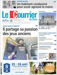 Portada de Le Courrier de l'Ouest (Francia)