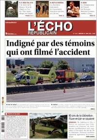 Portada de L'Echo Républicain (Francia)