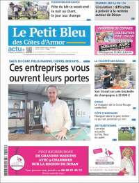 Portada de Le Petit Bleu (Francia)