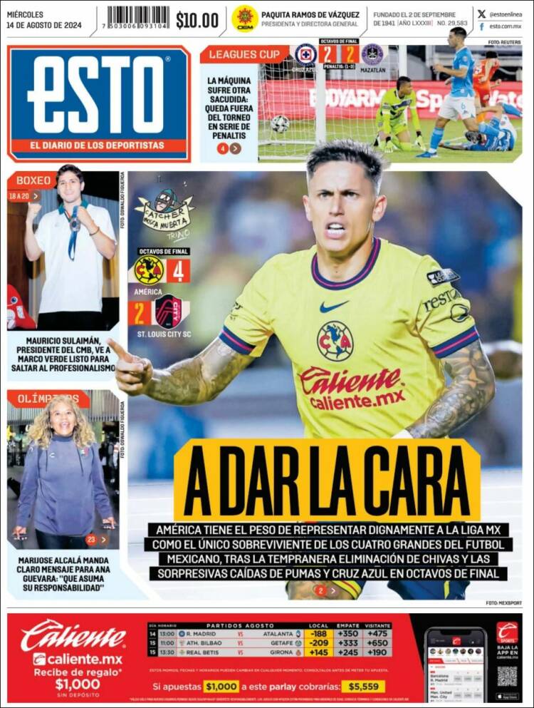 Portada de Esto (M&eacute;xico)