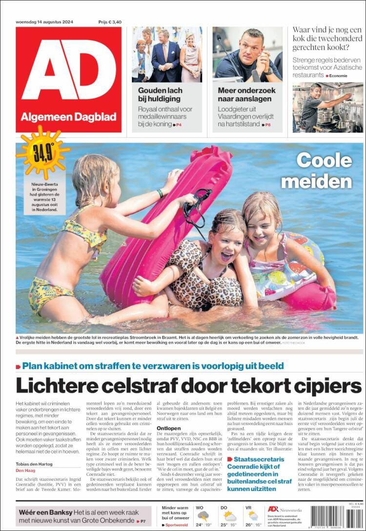 Portada de AD (Países Bajos)