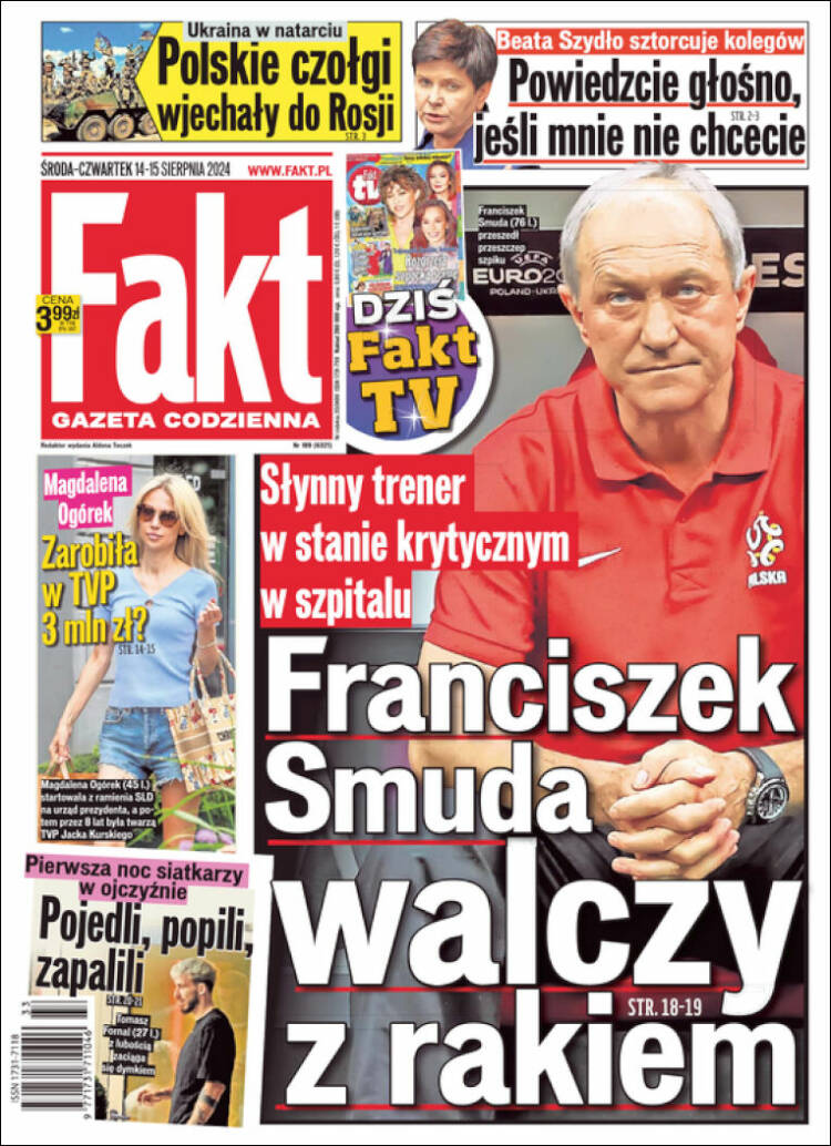 Portada de Fakt (Polonia)