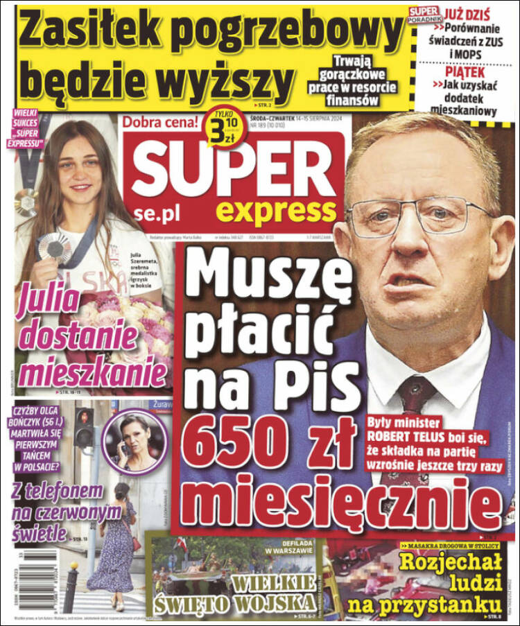 Portada de Super Express (Polonia)