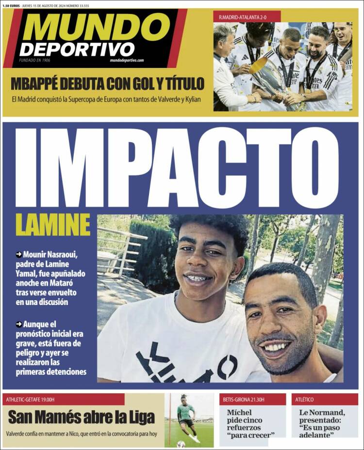 Portada de El Mundo Deportivo (España)