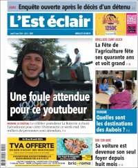 Portada de L'Est Eclair (Francia)