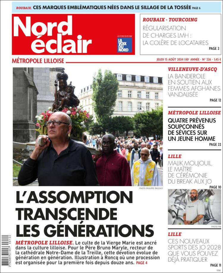 Portada de Nord Éclair (Francia)