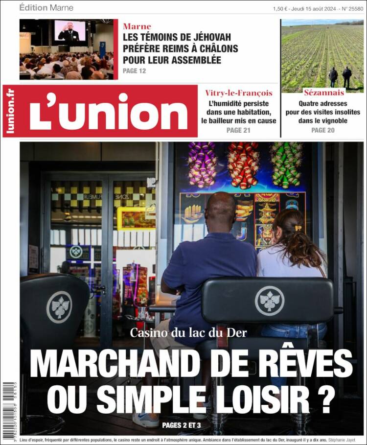 Portada de L'Union (Francia)