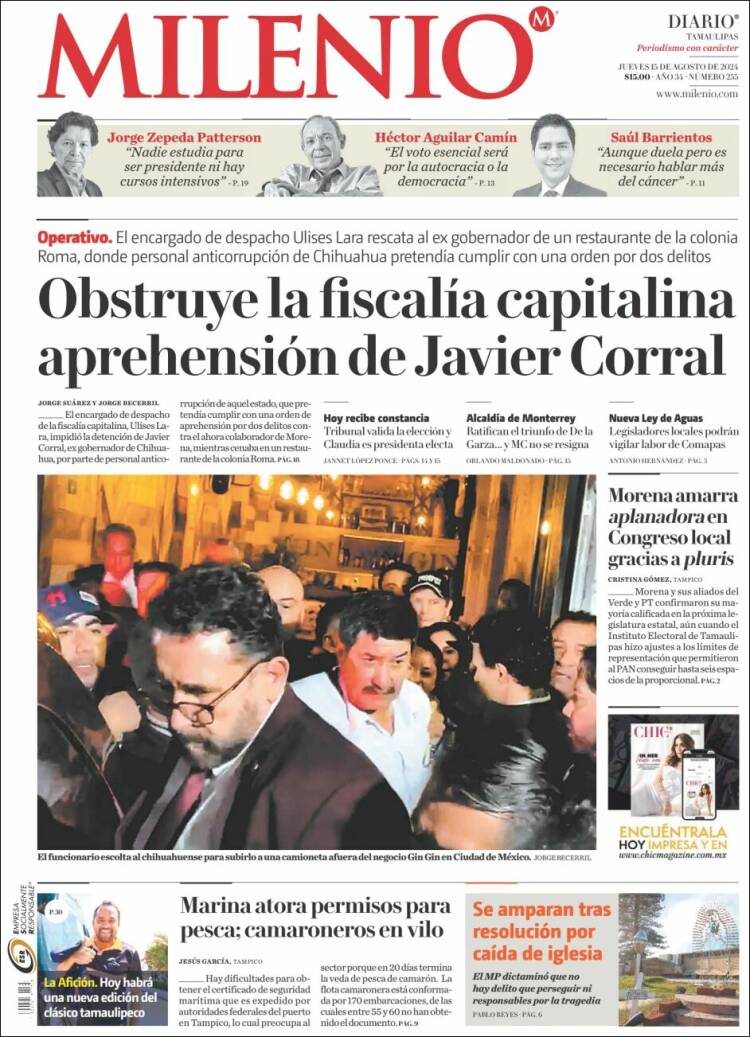 Portada de Milenio de Puebla (M&eacute;xico)