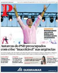 Portada de Público (Portugal)
