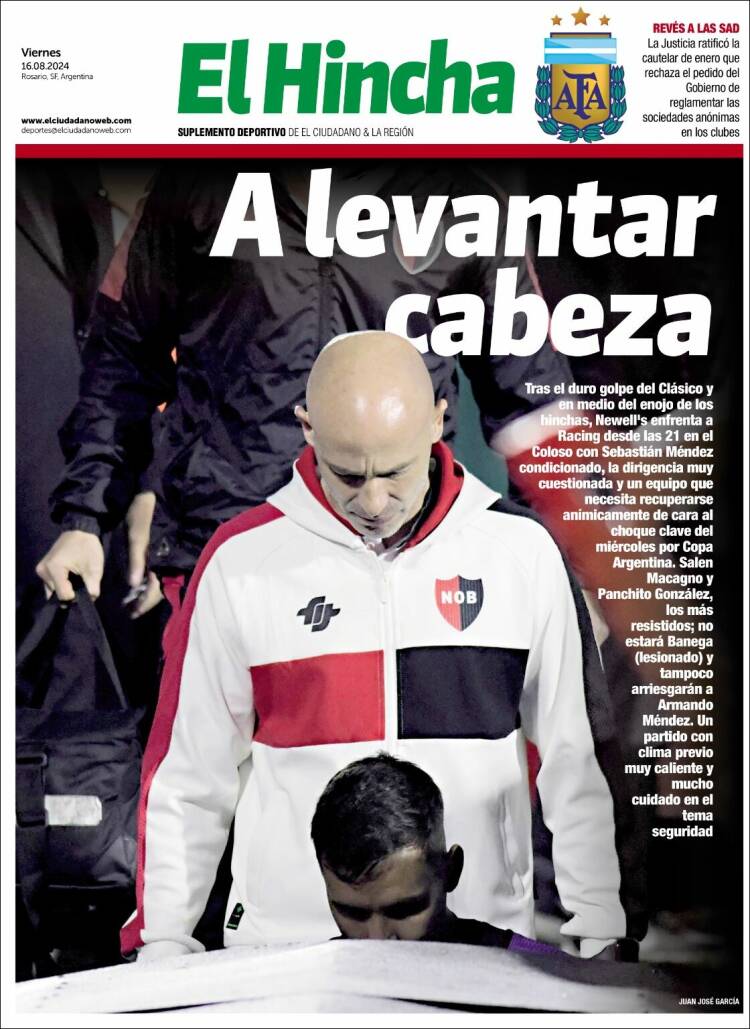 Portada de El Hincha (Argentina)