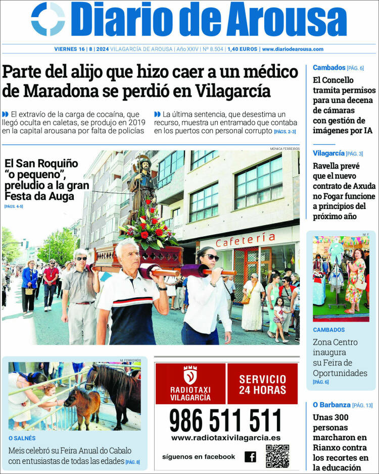 Portada de Diario de Arousa (España)