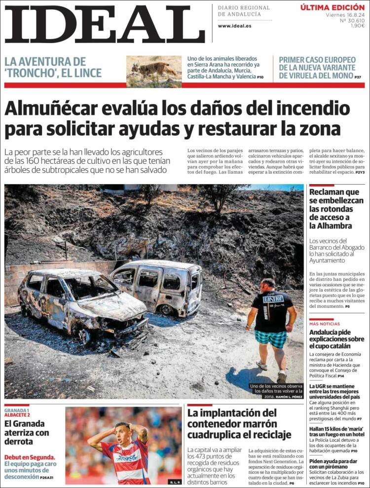 Portada de Ideal (España)