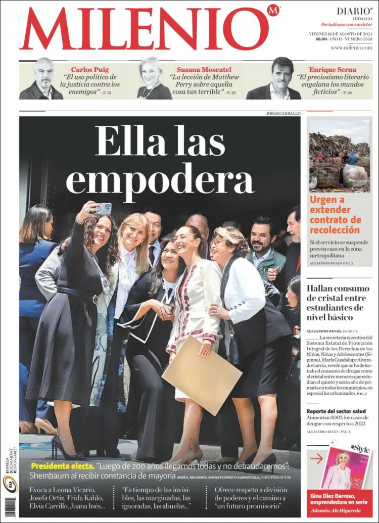 Portada de Milenio de Hidalgo (México)