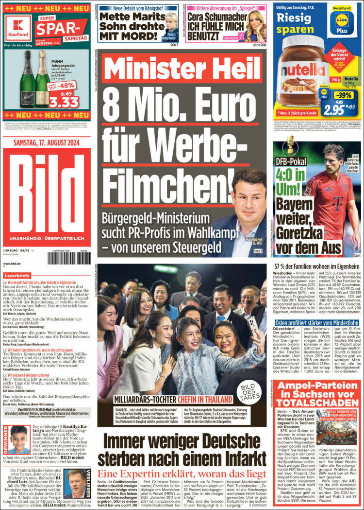 Portada de Bild (Alemania)