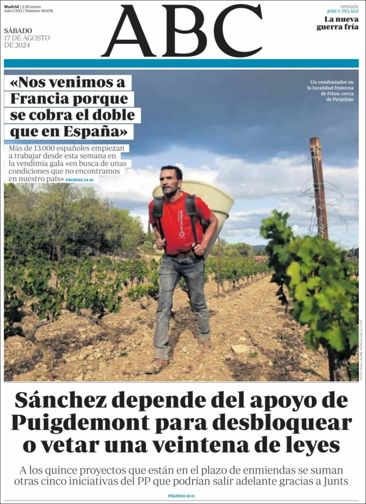 Portada de ABC (España)