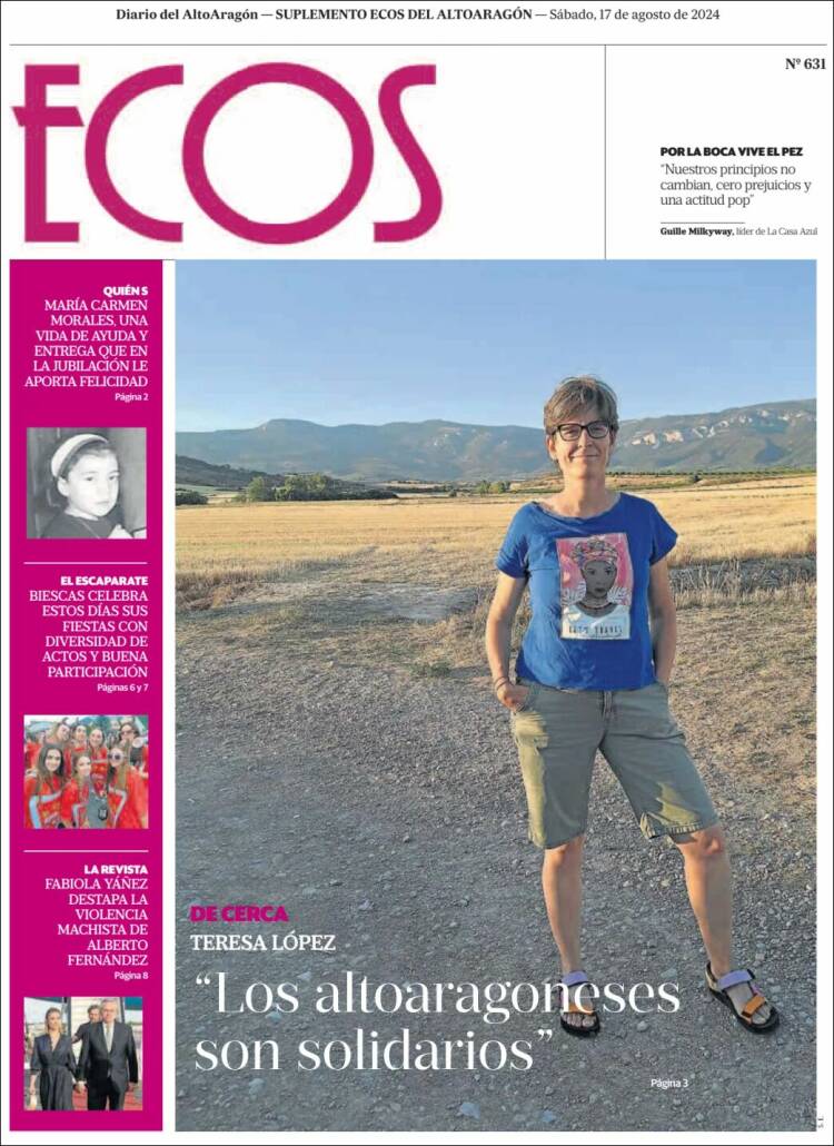 Portada de Diario del AltoAragón (España)