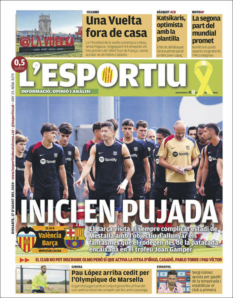 Portada de L'Esportiu (España)