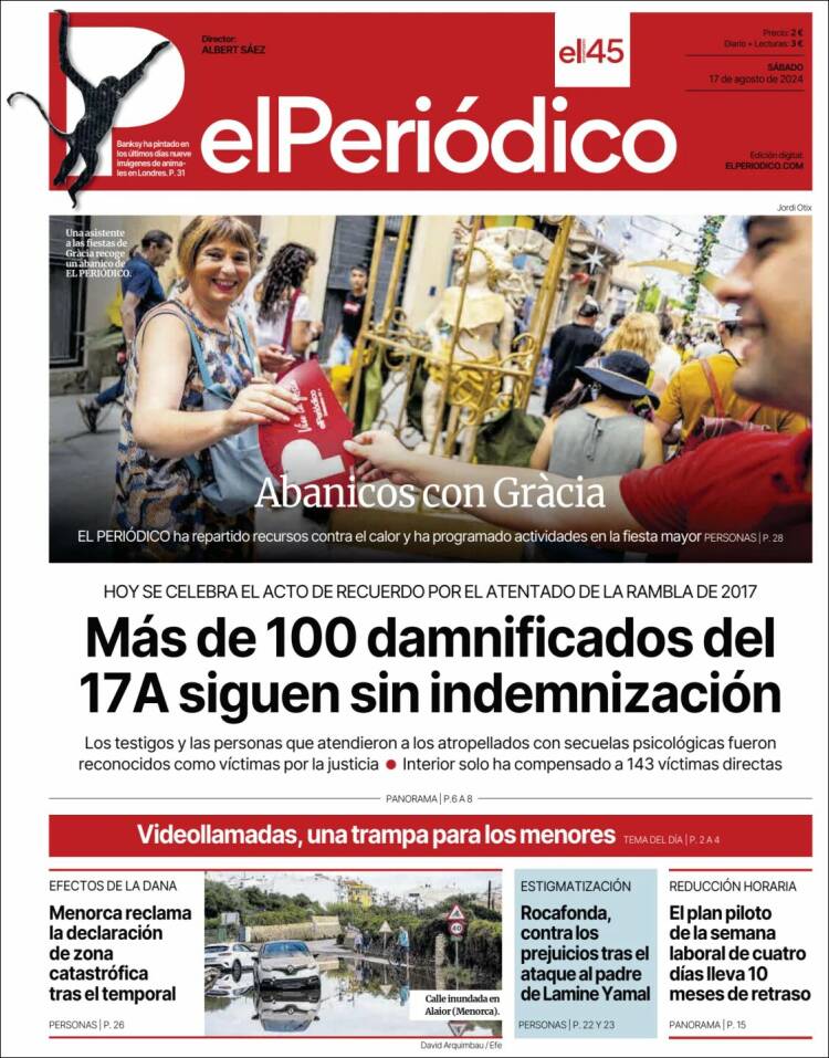 Portada de El Periódico (España)