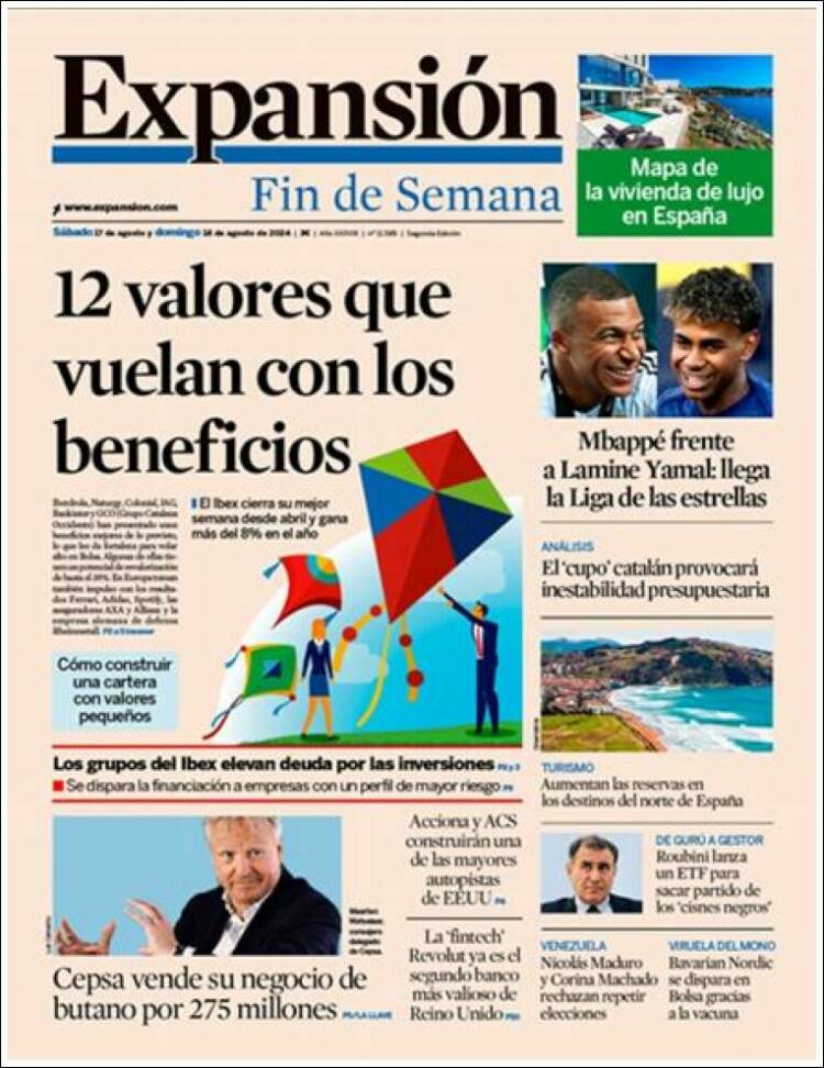 Portada de Expansión (Espa&ntilde;a)