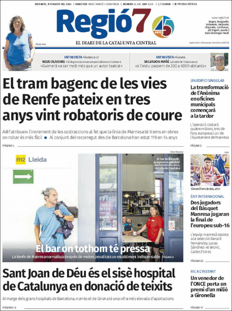 Portada de Regio7 (España)