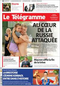Portada de Télégramme (Francia)