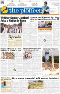 Portada de The Pioneer (India)