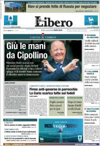 Portada de Libero (Italia)