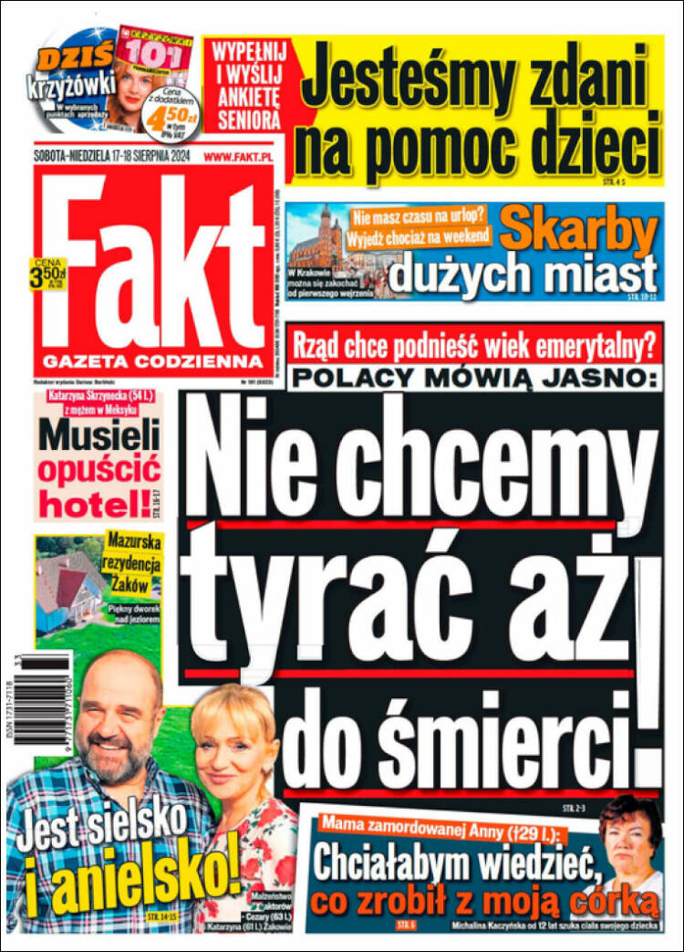 Portada de Fakt (Polonia)