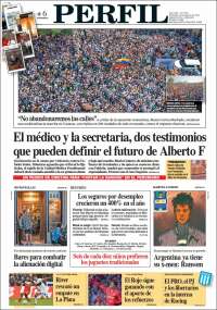 Portada de Diario Perfil (Argentina)