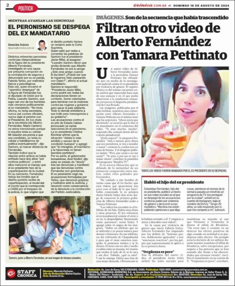 Portada de La Voz del Chaco (Argentina)