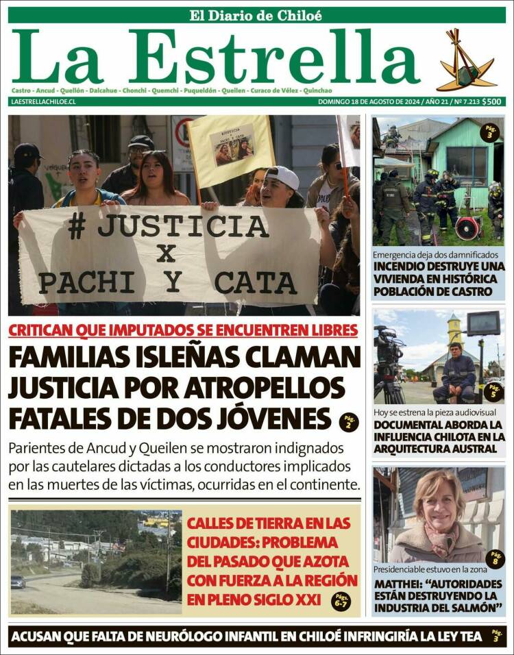 Portada de Estrella de Chiloé (Chile)