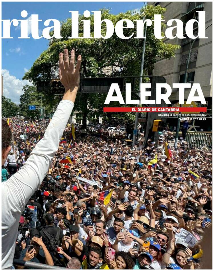 Portada de Alerta - El Diario de Cantabria (España)
