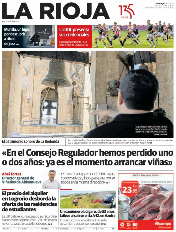 Portada de La Rioja (España)