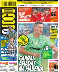 Portada de O Jogo (Portugal)
