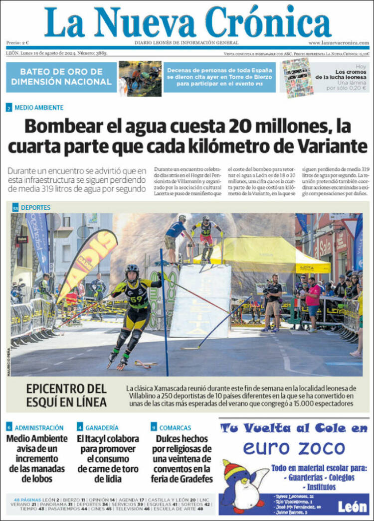 Portada de La Nueva Crónica (España)