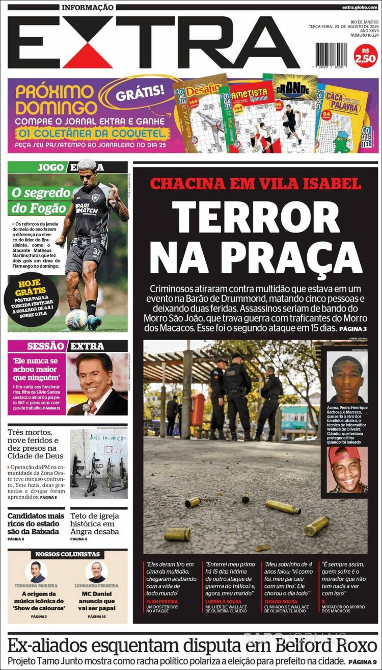 Portada de Extra (Brasil)