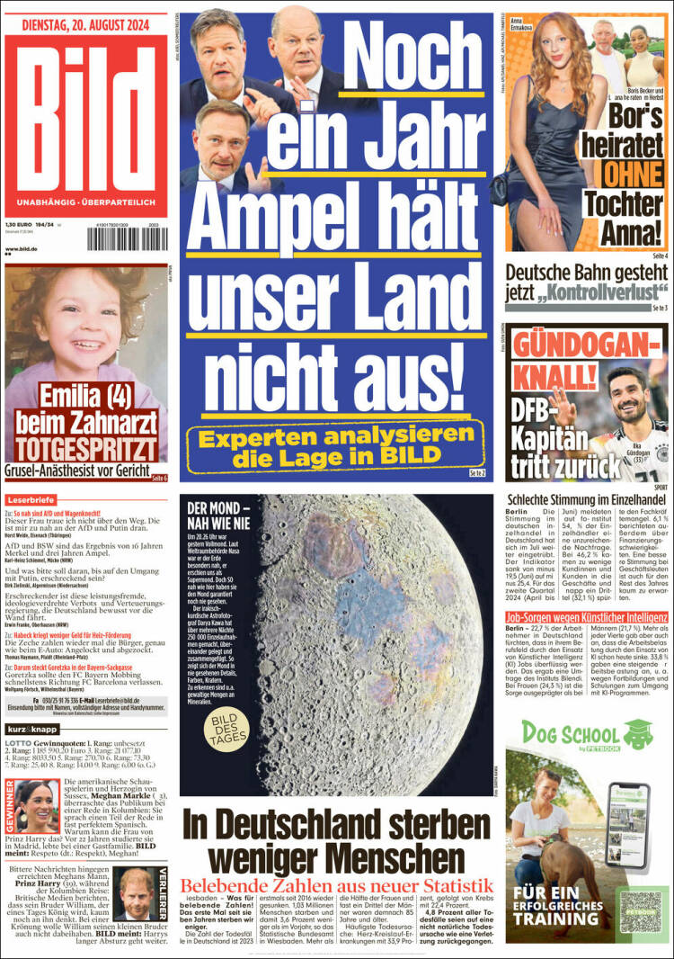 Portada de Bild (Alemania)