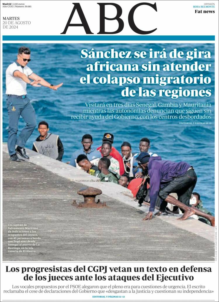 Portada de ABC (España)