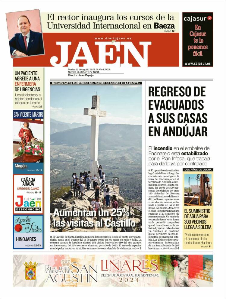 Portada de Diario Jaén (España)