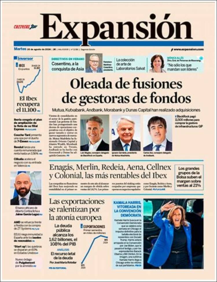 Portada de Expansión (Espa&ntilde;a)