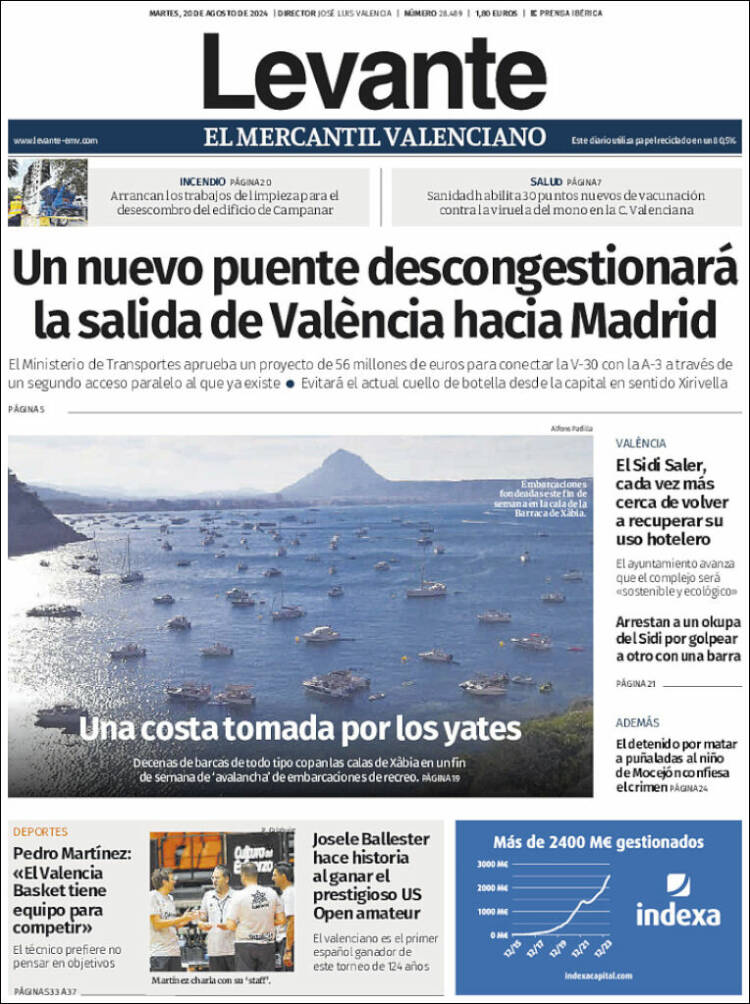 Portada de Levante (España)