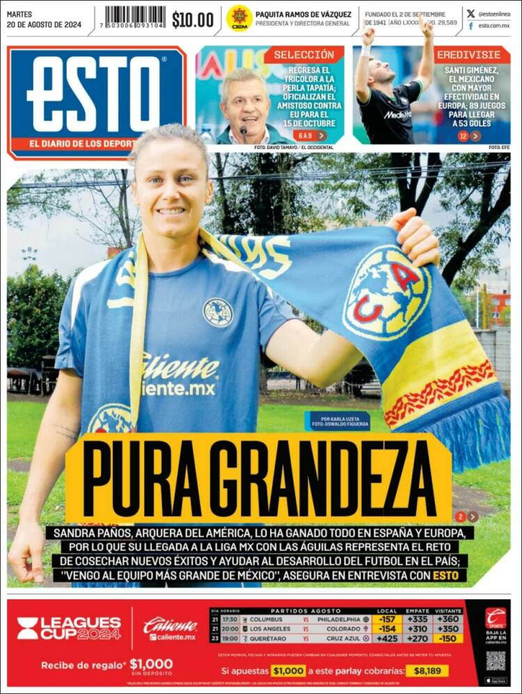 Portada de Esto (M&eacute;xico)