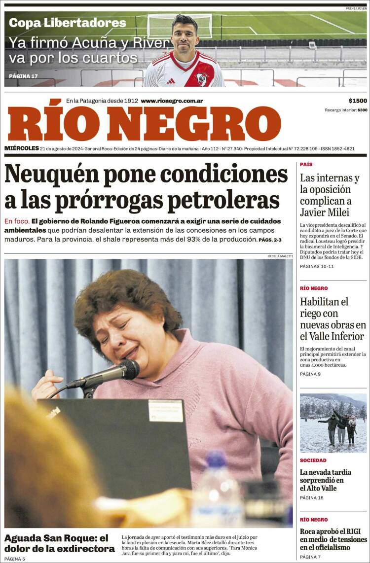 Portada de Rio Negro (Argentina)