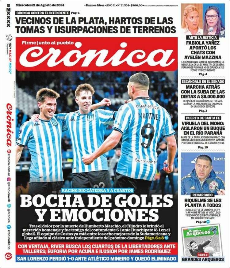 Portada de La Voz del Chaco (Argentina)