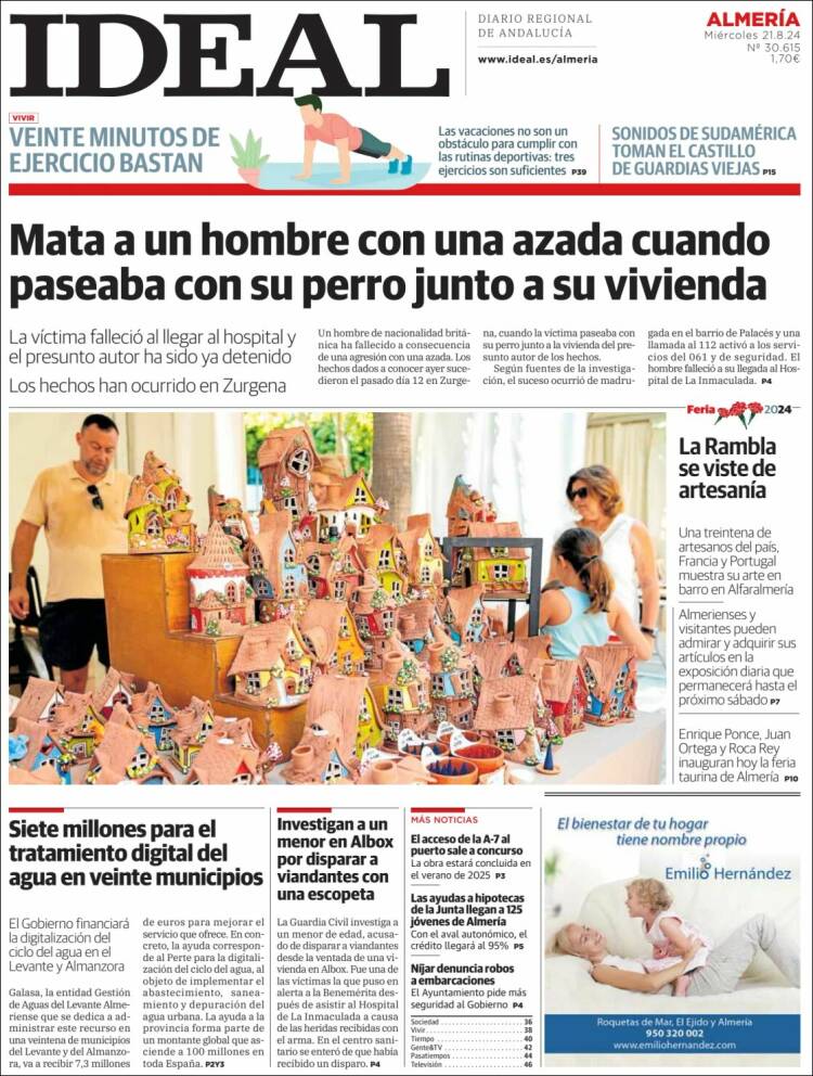 Portada de Ideal Almeria (Espa&ntilde;a)