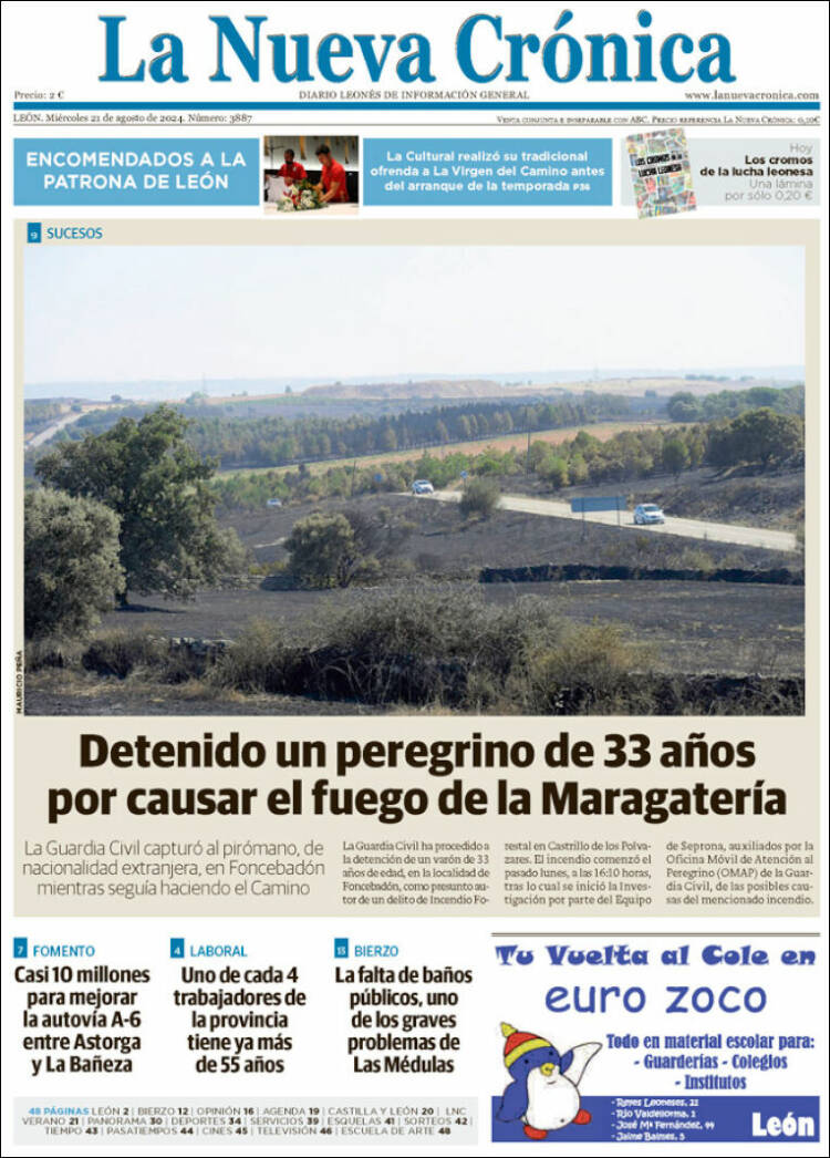 Portada de La Nueva Crónica (Espa&ntilde;a)