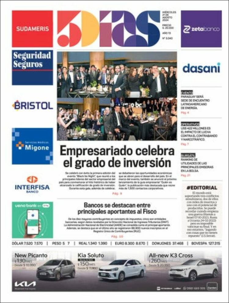 Portada de 5 Días (Paraguay)