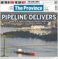 Portada de The Province (Canadá)